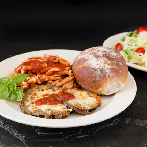 Eggplant Parmigiana from Giuseppe's Pizza in Cleveland