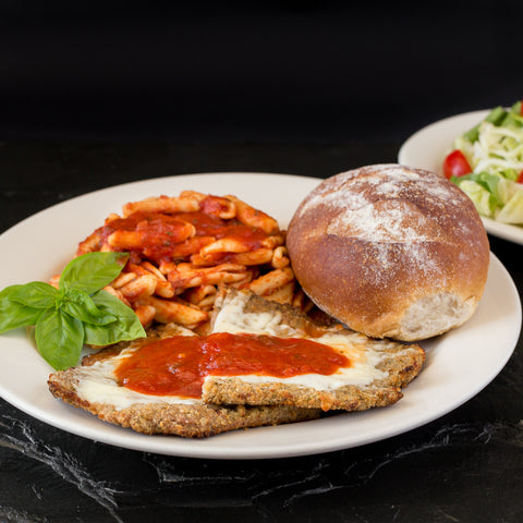 Veal Parmigiana Dinners at Giuseppe's Pizza in Cleveland Ohio